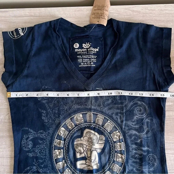 Mayan Village Short Sleeve Graphic T-Shirt - Picture 9 of 11